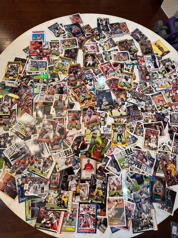 My ENTIRE Sports Card Collection | Football, Basketball, and Baseball