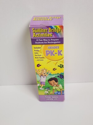 Summer Bridge Activities  Activity Cards PK - K Educational Jokes Brain Teasers