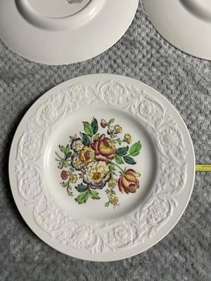 Booths Corinthian Warwick Silicon China (3) Dessert/Butter Dishes (1) Free