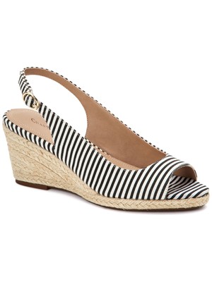 

CHARTER CLUB Женские белые эспадрильи на танкетке Tamaare с ремешком на пятке Tamaare Almond, Белый, 10012689000