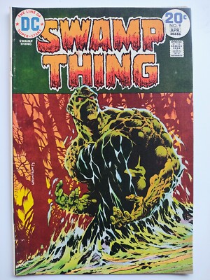 Swamp Thing 9 DC Comics 1974 Key Classic Bernie Wrightson Cover 