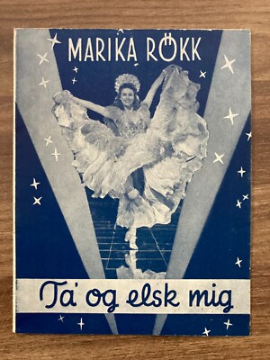 Hab mich lieb Marika Rökk Viktor Staal Mady Rahl 1943 Danish Movie Program