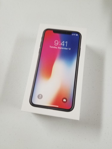 New Apple iPhone X - 64GB - Space Gray (Factory Unlocked) A1865 (CDMA + GSM)