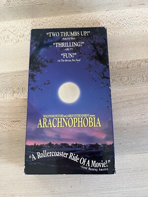 Arachnophobia VHS, 1991 Classic Horror Comedy Collectible Thriller Cult Classic