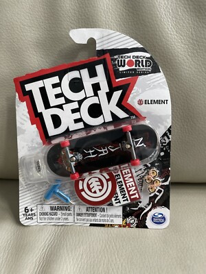 Tech Deck Element NYJAH Huston KEMONO World Edition RARE Fingerboard Skateboard