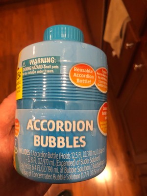 Lot Of 2 Play Day Accordion Bubbles 1 Bottle Makes 32 oz Of Bubbles