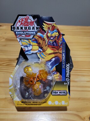 BAKUGAN EVOLUTIONS PLATINUM SERIES NEO PHAROL TRUE METAL POP-OPEN BAKU-ACTION