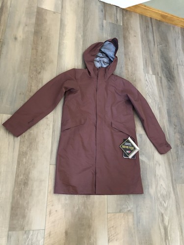 Pre-owned Arc'teryx Andra Inertia 28698 Gtx Coat Jacket Hood Women's Small 21397 $499 In Red