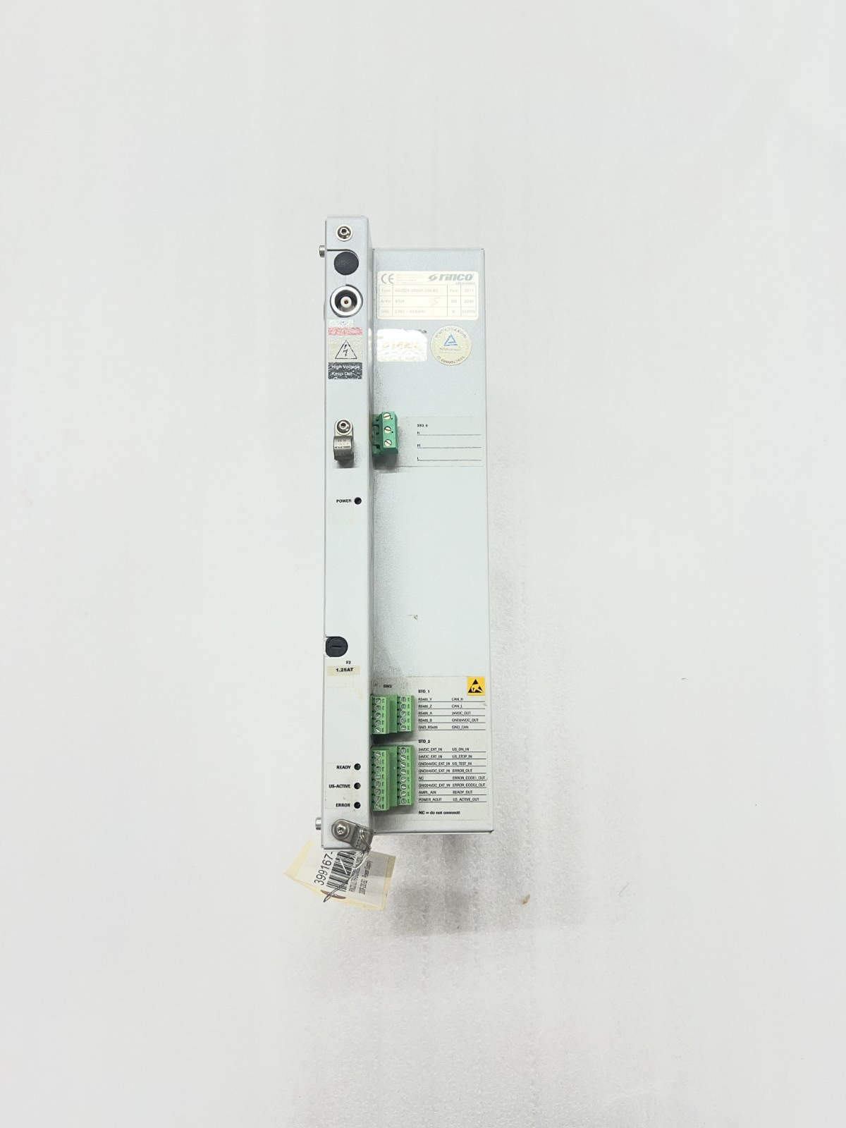 RINCO ULTRASONICS AGM20-2000P-230-B2 POWER SUPPLY