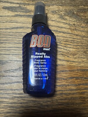 BOD man Really Ripped Abs Fragrance Body Spray 1.8 oz ORIGINAL Made In USA
