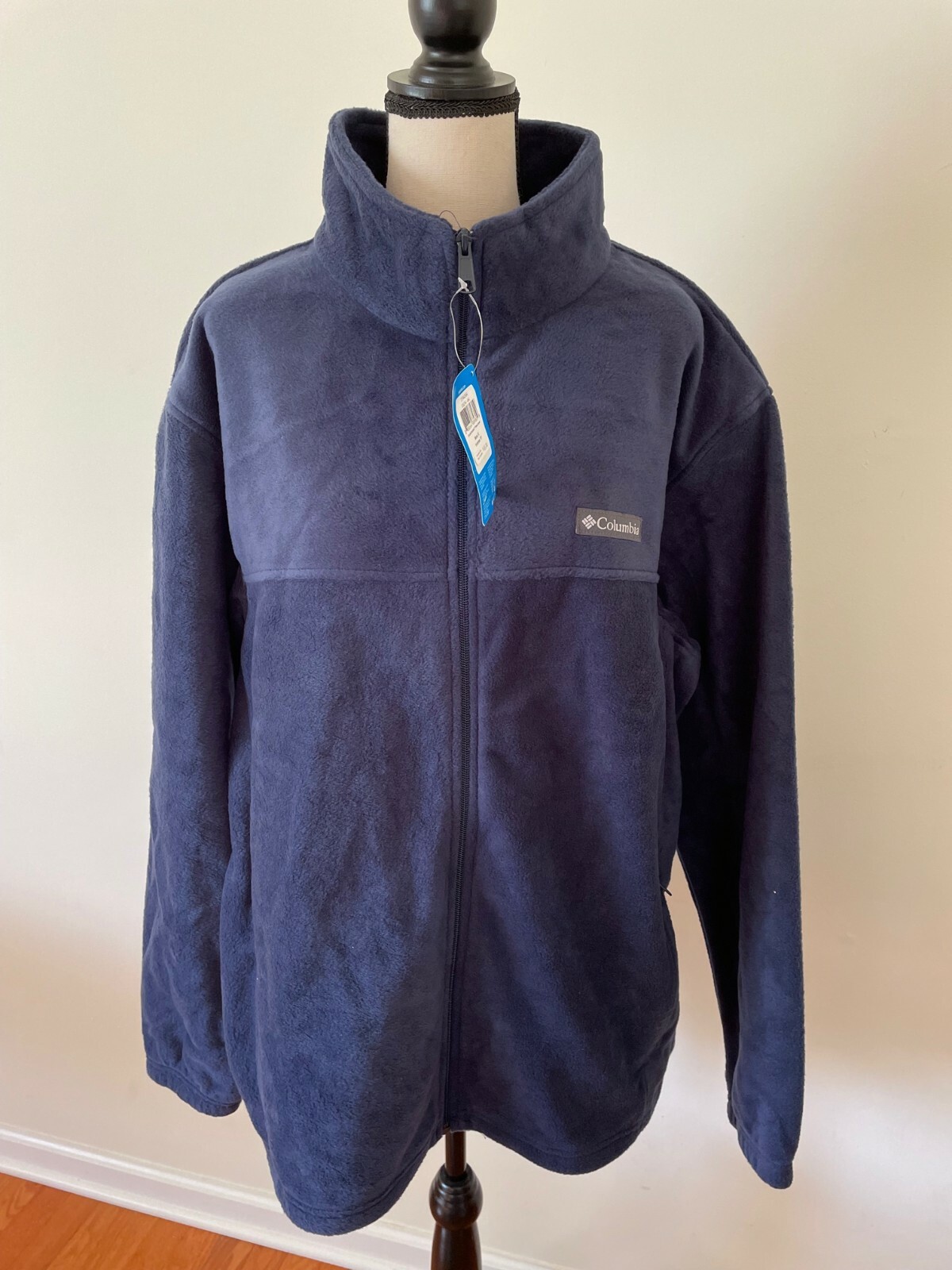 Columbia Mens Granite Steens  Mountain Fleece Jacket Navy XS6354-646 Size 1X