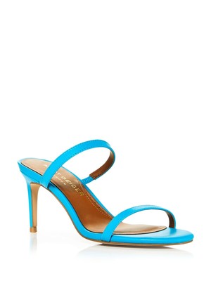 

KURT GEIGER Женские бирюзовые босоножки Petra Toe Stiletto Slip On Кожаные босоножки на каблуке, Teal, 3203880109