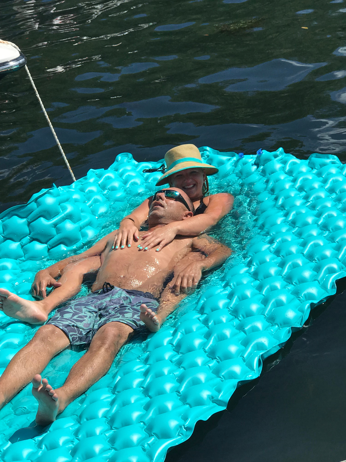 Intex Giant Inflatable Floating Mat 114"X84" SWIMMING POOL LAKE MAT