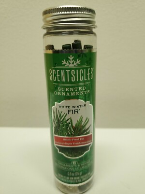 Scentsicles Holiday Scented White Winter Fir Ornament Sticks/Hooks 1 Bottle