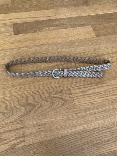 Gürtel Leder mit Nieten 100cm