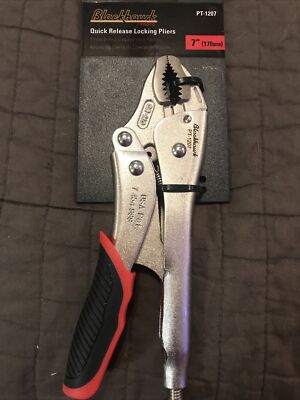 Blackhawk Proto 7'' Quick Release Curved Jaw Vise Locking Plier Soft Grip PT-1207