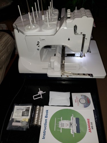 Janome MB4S 4 Needle Embroidery Machine plus extension table + Extras