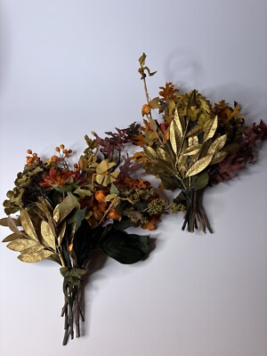 Michaels 2 Fall Arrangements -Enhance Your Autumn Decor w/ Var Artificial Plants