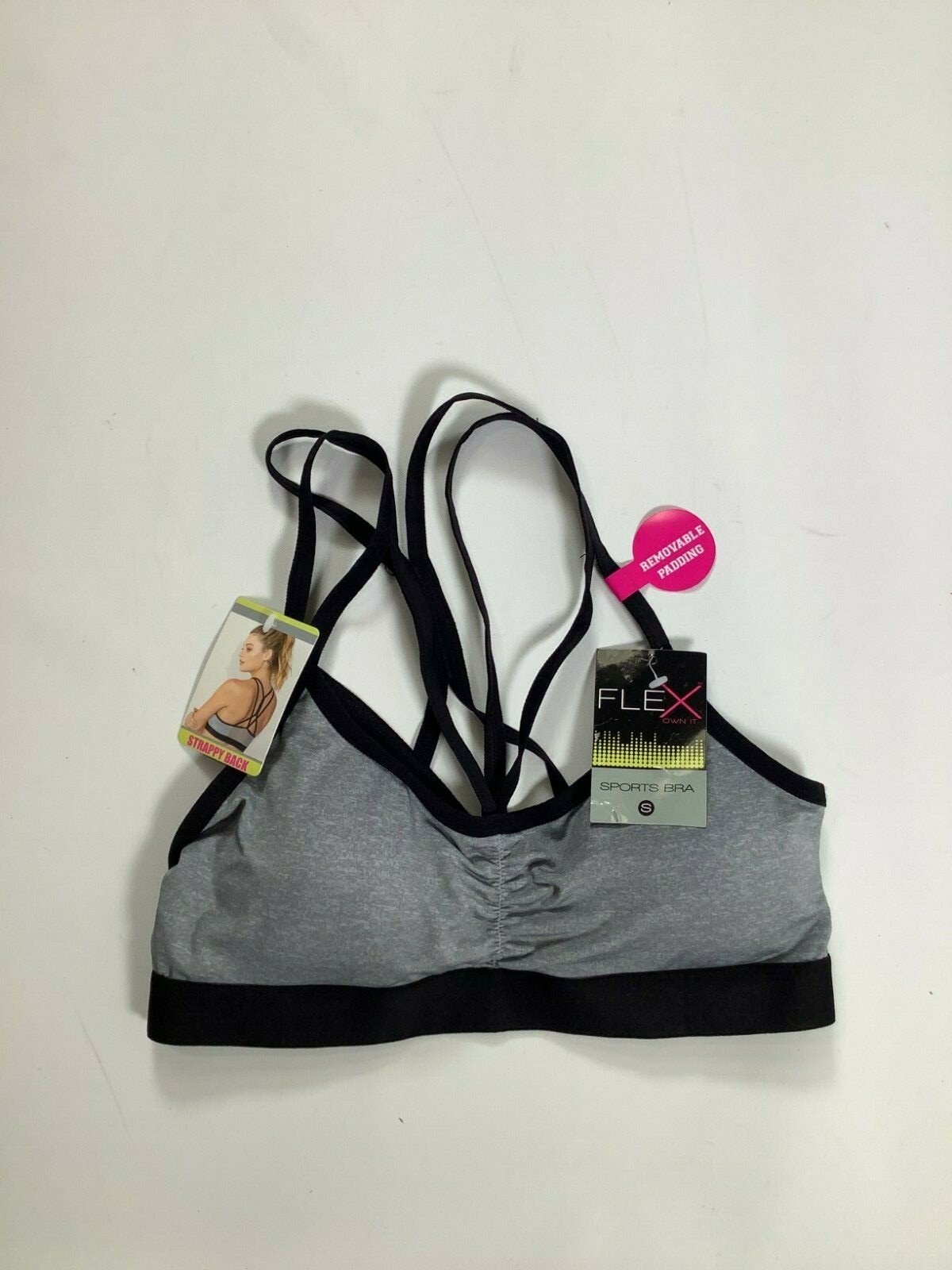 Women’s Flex Gray Sports Bra NEW!