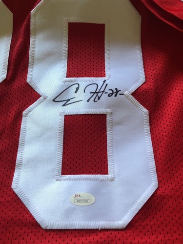 Jacksonville Jaguars RB Carlos Hyde, #28 signed  ‘Niner jersey,  XXL, JSA !