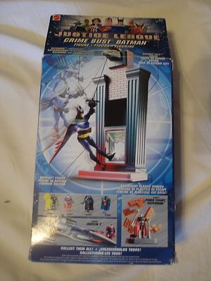 DC Comics Justice League Crime Bust BATMAN Figure By MATTEL (2003)