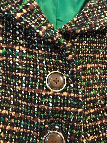 Ann Taylor Loft MULTICOLOR Tweed Blazer Jacket Top size 10Petite