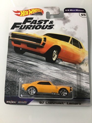 HOT WHEELS FAST & FURIOUS '67 CHEVROLET CAMARO | eBay