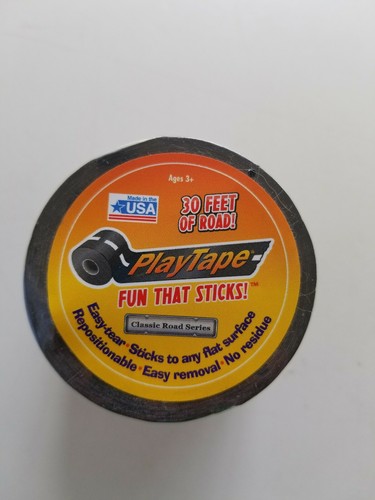 PlayTape Toy Remote Control & Play Vehicles Black Road - Car Great For Kids