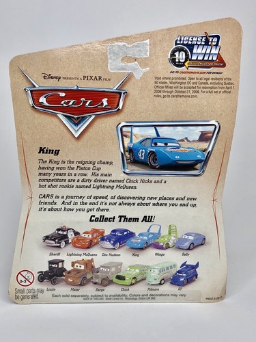 DISNEY PIXAR CARS COLLECTIBLE KING Rare Dinoco 43