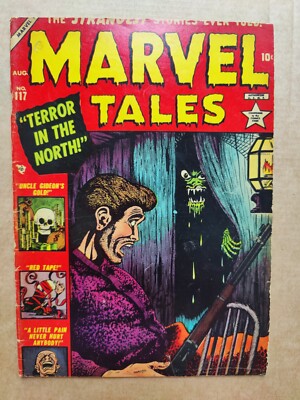 TRIMMED Marvel Tales 117 ATLAS 1953 PRE CODE HORROR Marvel PCH Golden Age