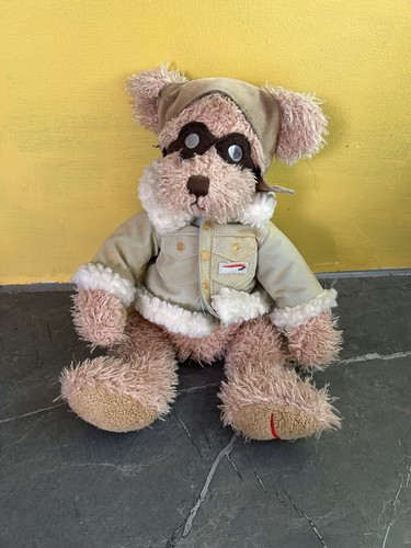British Airways Wilbur Special Teddy Bear By Russ Tan Coat
