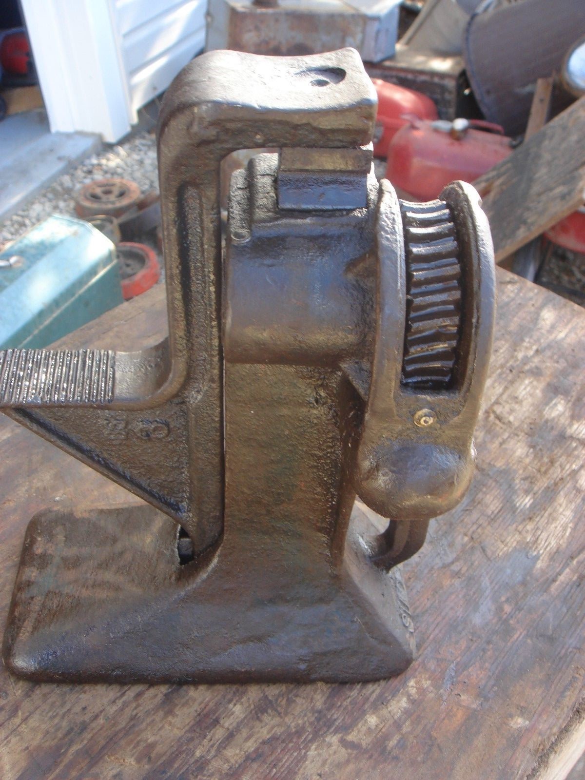 Vintage Rare Antique Simplex 90 Railroad Ratchet Automotive Jack House Tool