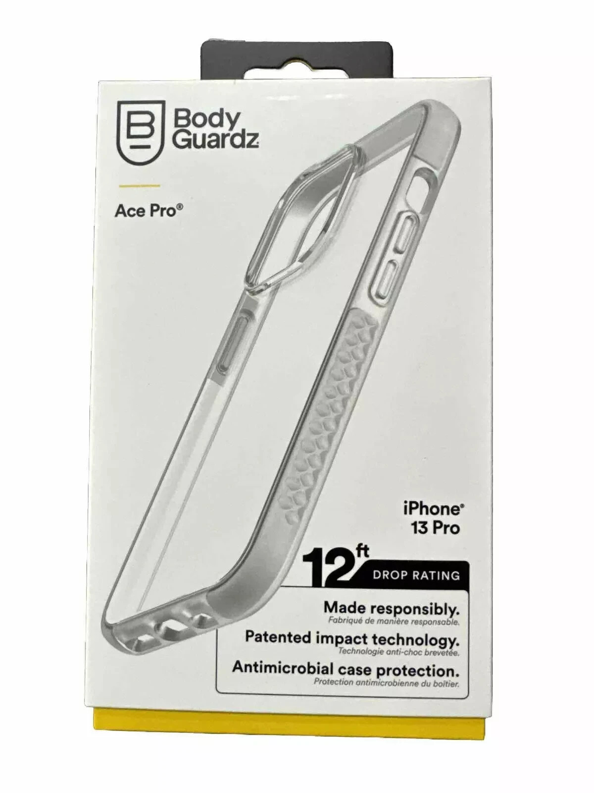 Чехол BodyGuardz Ace Pro для Apple iPhone 13 Pro - Прозрачный