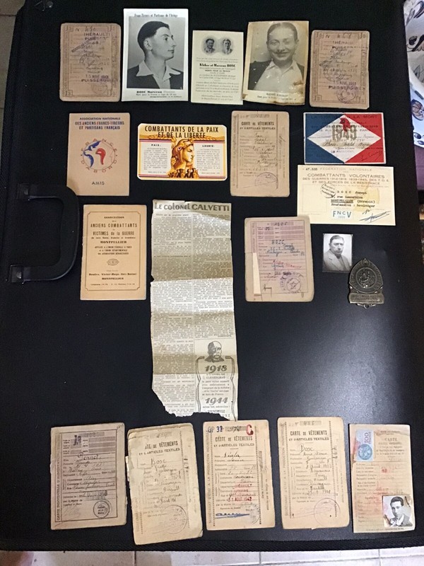 Dossier Resistance 39/45 Documents Resistants Celebre Morts Pour La France