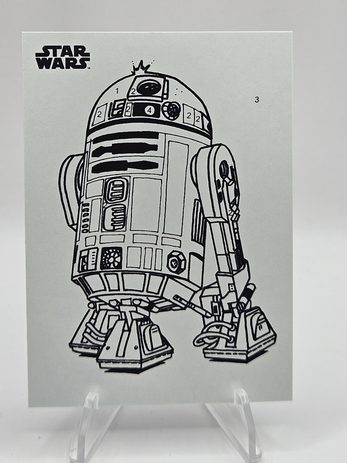 額付 ◆ STAR WARS ◆ コンセプトアート # 2 2025 Topps Chrome Star Wars R2-D2 By The Number #CP-1 | eBay