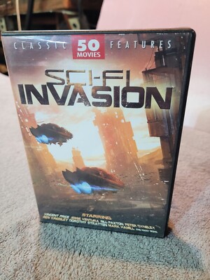 Sci Fi Invasion 50 Movies 12 Disc DVD Set Mill Creek Classic Features