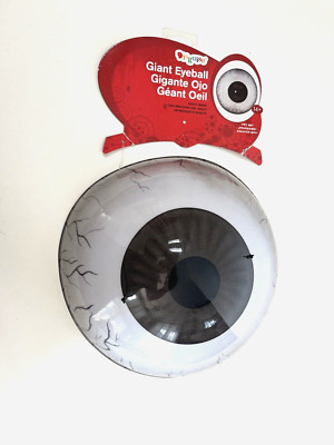 Disguise Giant Eyeball Mask Costume Accessory, White/Black, One Size Adult
