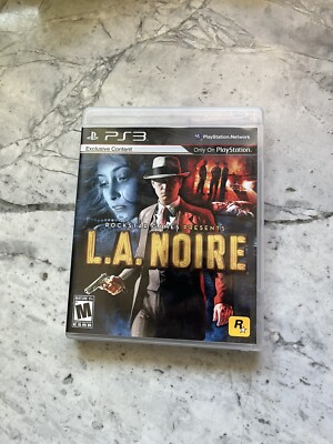 L.A. Noire (Sony PlayStation 3, 2011) PREOWNED