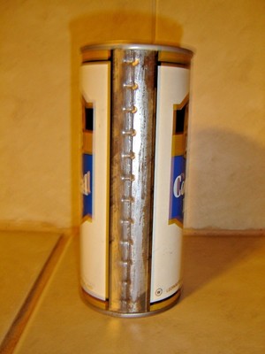 Vintage Leopard Continental Lager 460 ml New Zealand B/O Empty SS Beer Can