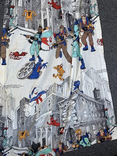 Vintage Stevens 1980s Ghostbusters Curtain 1986