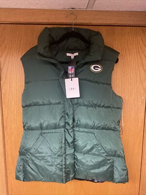 Green Bay Packers WEAR by Erin Andrews Vest size women's Medium NWT