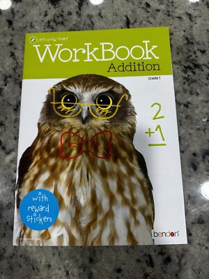A+ Let's Grow Smart Workbook: Addition (Grade 1) - Staple Bound - GOOD