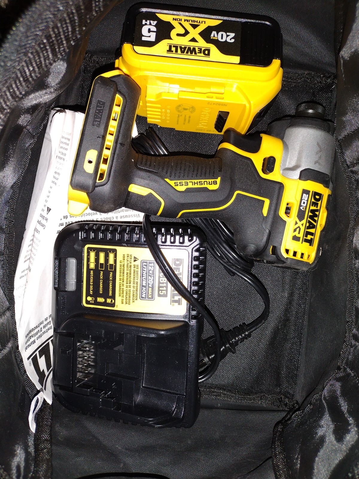 DEWALT DCF845D1E1 20V MAX XR Impact Driver Kit | eBay