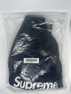 Supreme polartec deep pile balaclava black top