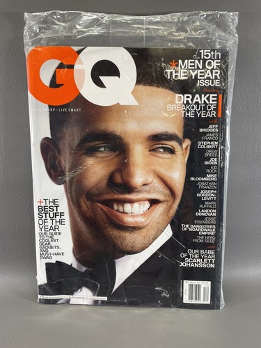 GQ Magazine December 2010 Drake Men of the Year in original