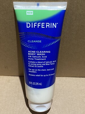 DIFFERIN  Acne Clearing Body Wash 10 oz. Exp 10/24. NEW