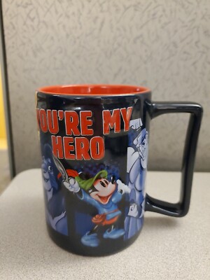 Disney Mickey Mouse You're My Hero Tarzan Hercules Simba Aladdin 3D Coffee...
