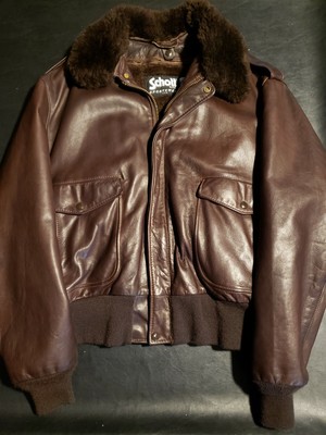 schott pilot leather jacket