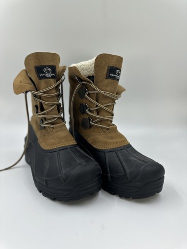 Thinsulate Insulation Leather Faux Fur Size 10 Mens