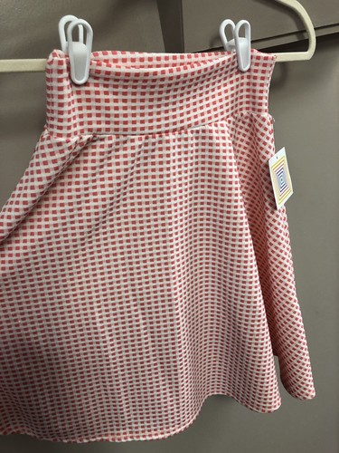 LuLaRoe Azure Skirt, Size 12 BNWT Pretty Plaid Stretchy Material